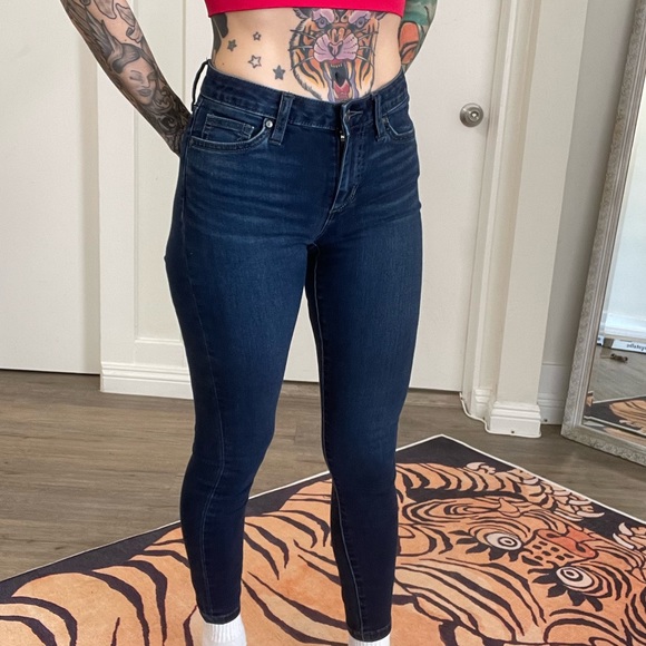 Joe's Jeans Denim - Dark Blue Denim: JOE’S Skinny Ankle Jeans.